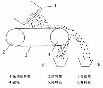 高場強干式永磁磁選機的除鐵實驗